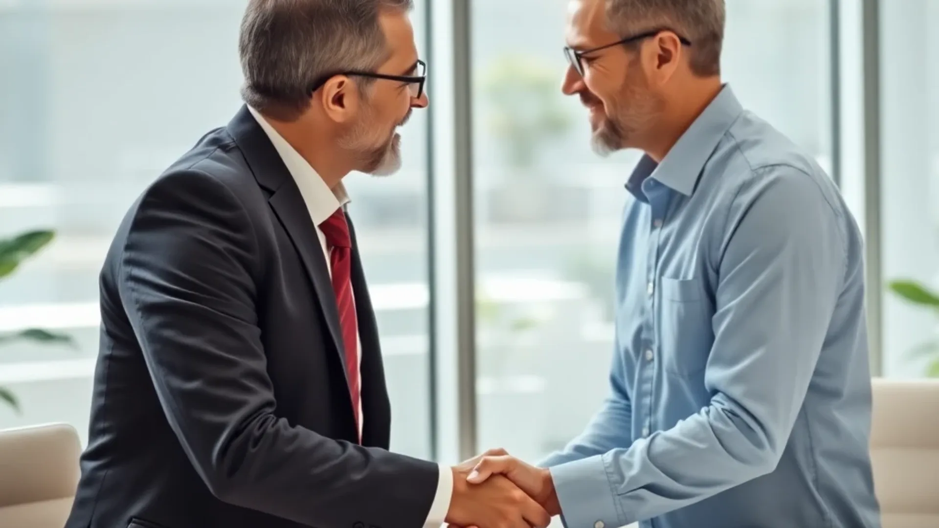 Trusted insurance advisor client meeting — Insurance AI imagery by photosby.ai