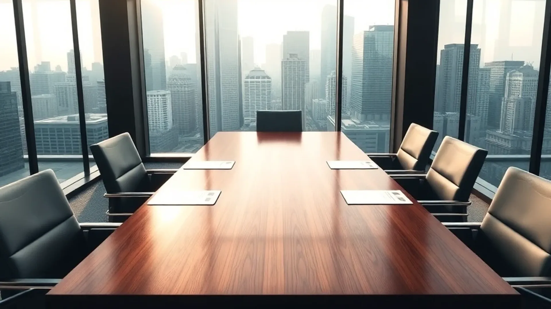Executive law firm conference room — Legal AI imagery by photosby.ai
