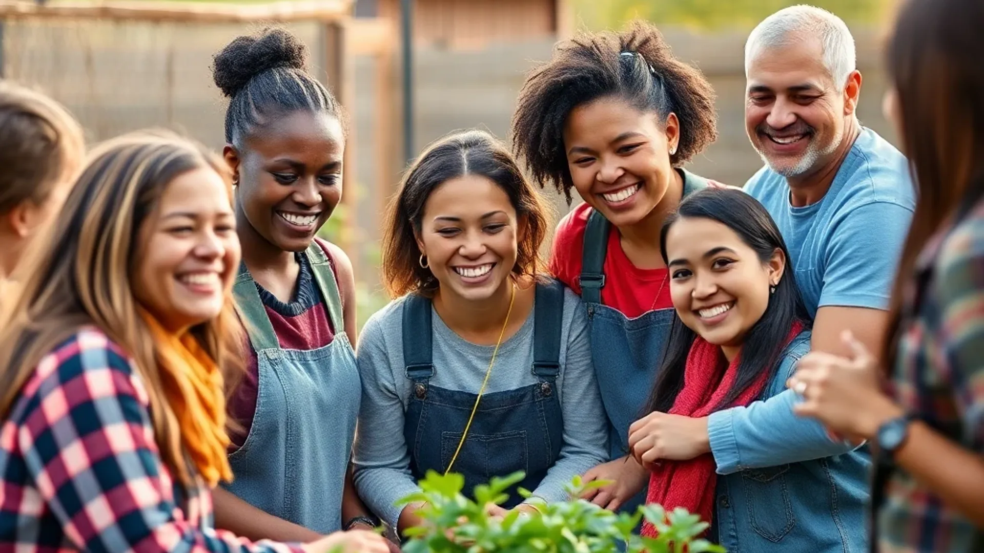 Community volunteers making local impact — Nonprofit AI imagery by photosby.ai